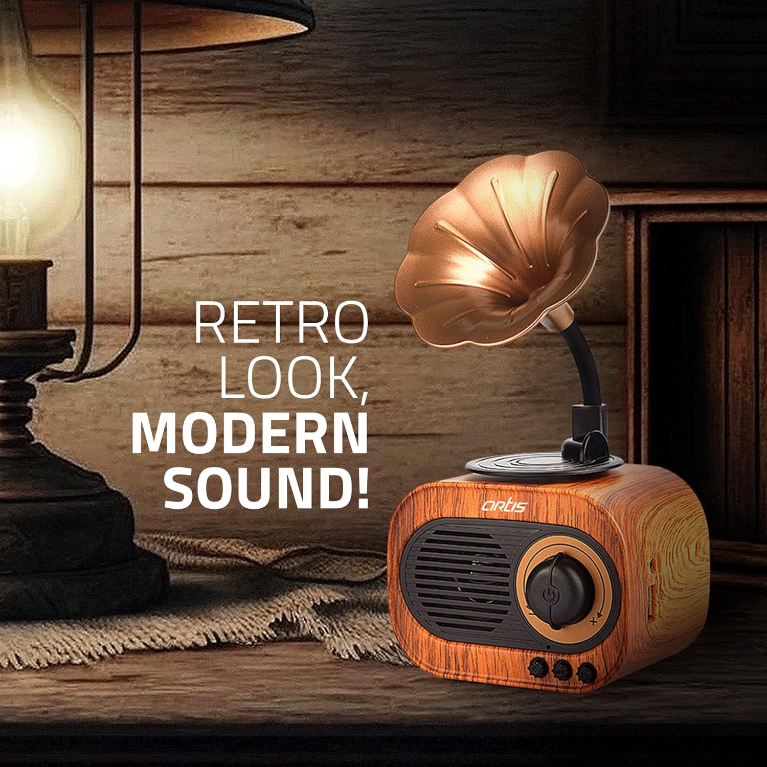 VINTAGE GRAMOPHON BLUETOOTH SPEAKER